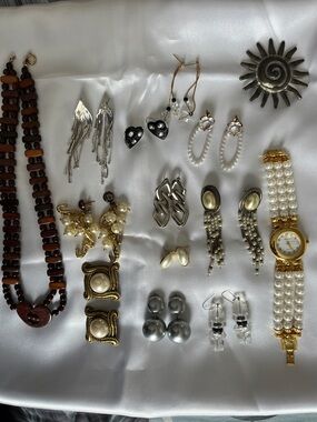 80s & 90s assorted costume jewelry